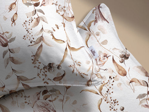 Zohome Dekbedovertrek Colette White - 100% Katoen-Flanel