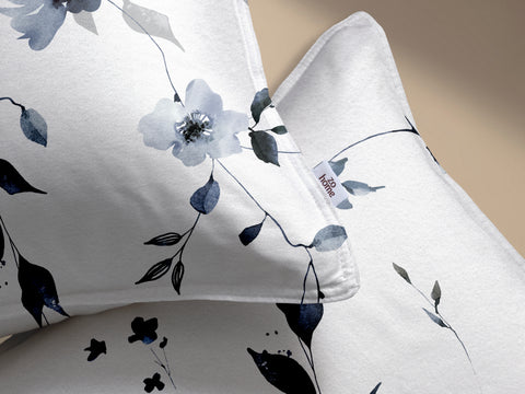 Zohome Dekbedovertrek Runa White - 100% Katoen-Flanel