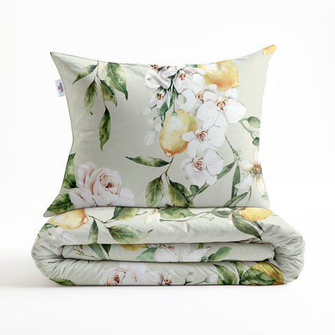 Zohome Dekbedovertrek Limone Green - 100% Microvezel