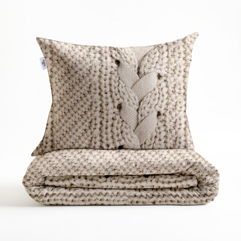 Zohome Dekbedovertrek Mira Natural - 100% Katoen-Flanel