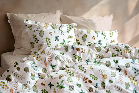 Zohome Dekbedovertrek Amara White - 100% Katoen-Flanel