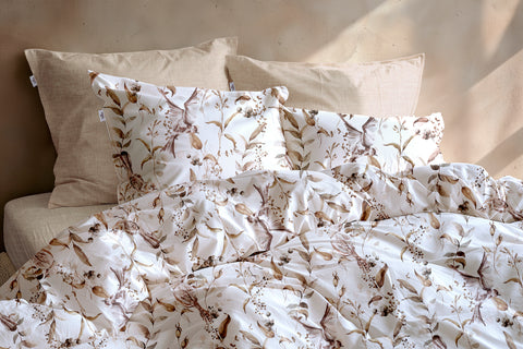 Zohome Dekbedovertrek Colette White - 100% Katoen-Flanel