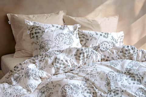 Zohome Dekbedovertrek Eira White - 100% Katoen-Flanel