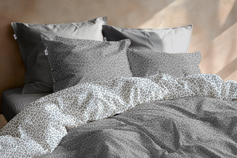Zohome Dekbedovertrek Pantera Grey - 100% Microvezel