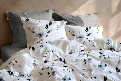 Zohome Dekbedovertrek Runa White - 100% Katoen-Flanel
