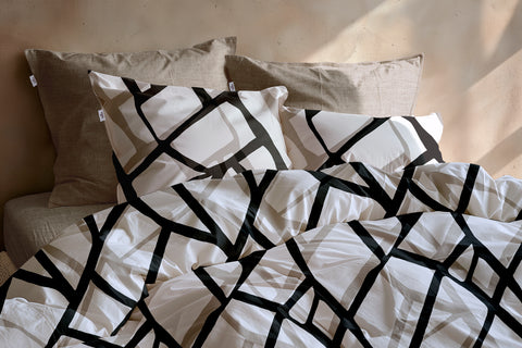 Zohome Dekbedovertrek Serena Grey - 100% Katoen-Flanel