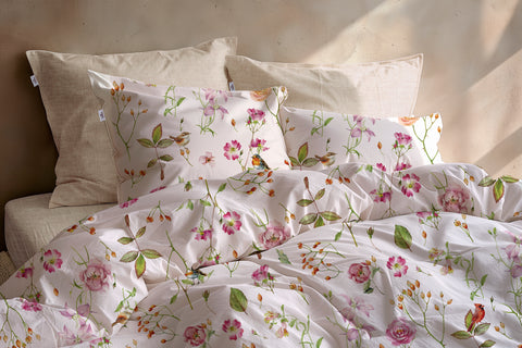 Zohome Dekbedovertrek Zita Crystal Pink - 100% Katoen