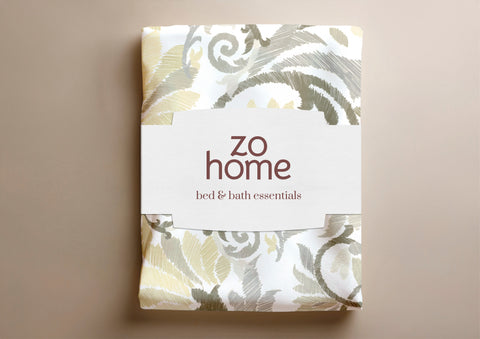 Zohome Dekbedovertrek Amaury Natural - 100% Katoen-Flanel