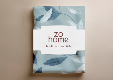 Zohome Dekbedovertrek Astrid Blue - 100% Katoen-Flanel