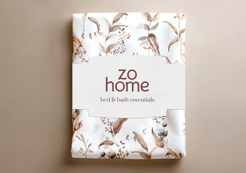 Zohome Dekbedovertrek Colette White - 100% Katoen-Flanel
