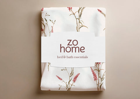 Zohome Dekbedovertrek Elodie Natural - 100% Katoen-Flanel