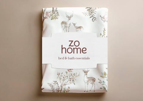 Zohome Dekbedovertrek Hazel Off-white - 100% Katoen-Flanel