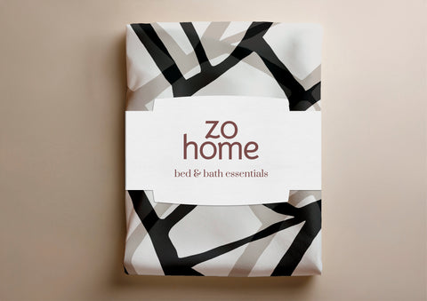 Zohome Dekbedovertrek Serena Grey - 100% Katoen-Flanel