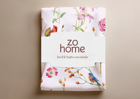 Zohome Dekbedovertrek Zita Crystal Pink - 100% Katoen
