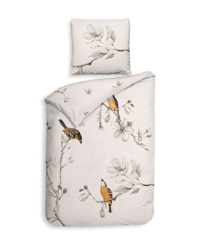 Heckettlane Dekbedovertrek Birdie - 100% Katoen-Clip Sheared