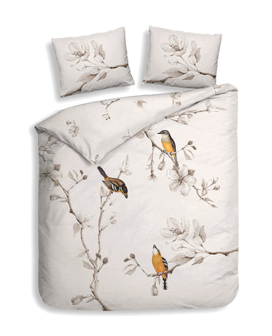 Heckettlane Dekbedovertrek Birdie - 100% Katoen-Clip Sheared