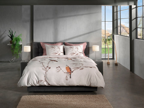 Heckettlane Dekbedovertrek Birdie - 100% Katoen-Clip Sheared