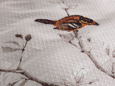 Heckettlane Dekbedovertrek Birdie - 100% Katoen-Clip Sheared