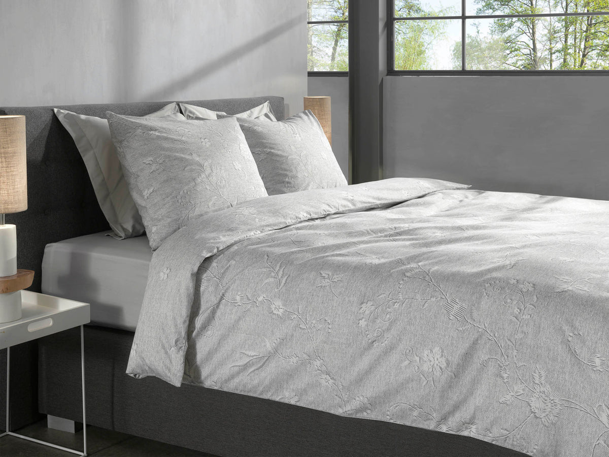 Heckettlane Dekbedovertrek Broidy - 100% Katoen-Twill