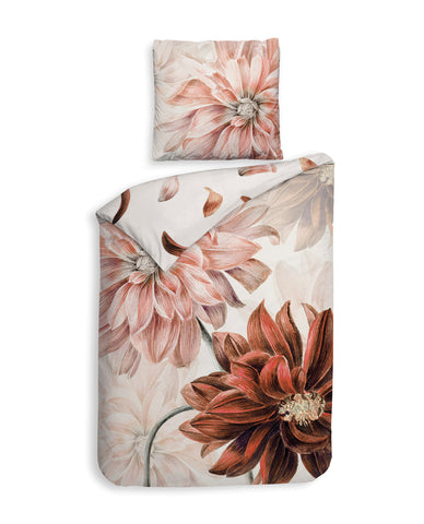 Heckettlane Dekbedovertrek Flori - 100% Katoen-Dobby