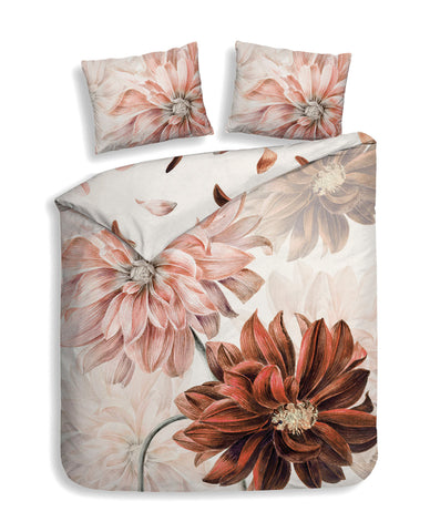 Heckettlane Dekbedovertrek Flori - 100% Katoen-Dobby