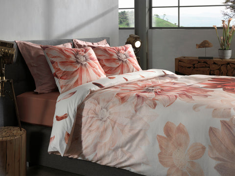 Heckettlane Dekbedovertrek Flori - 100% Katoen-Dobby