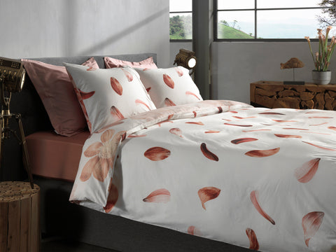 Heckettlane Dekbedovertrek Flori - 100% Katoen-Dobby