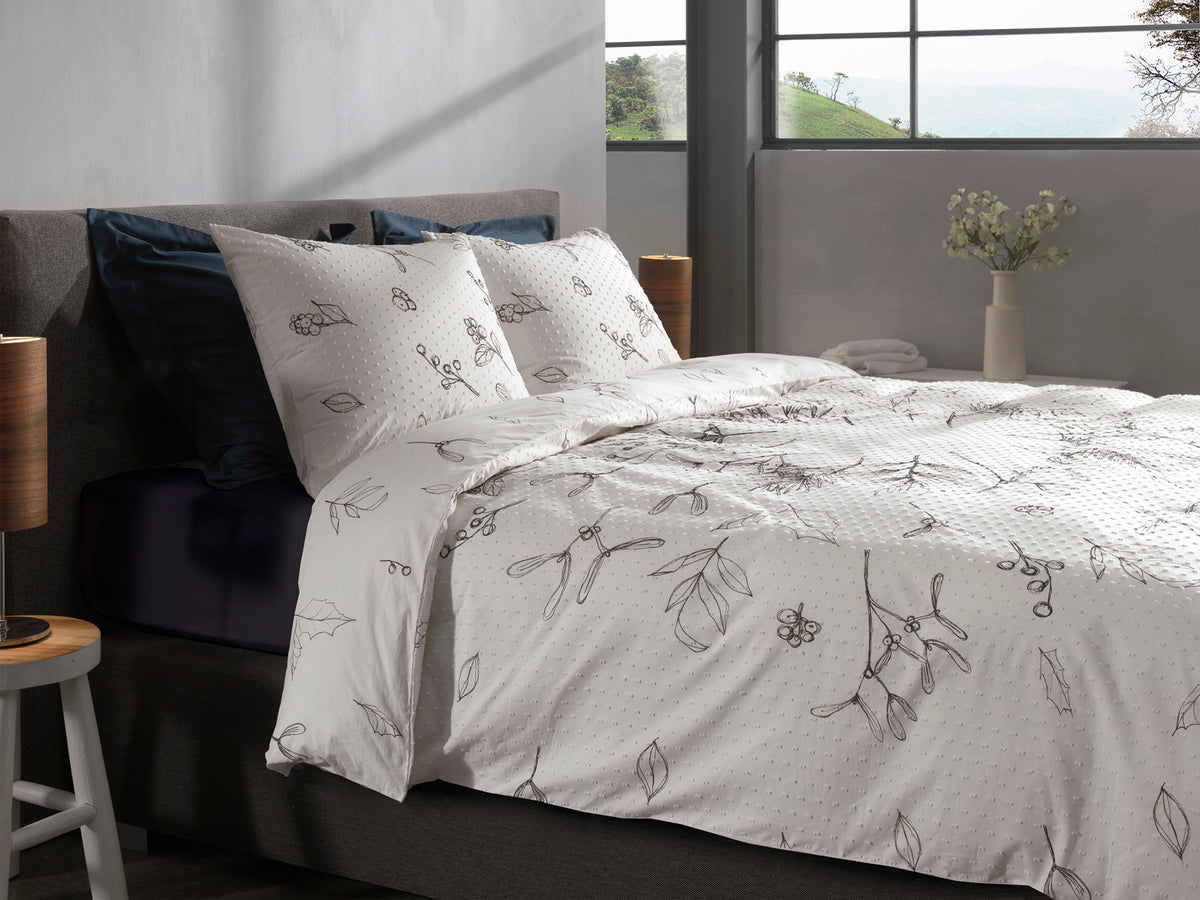 Heckettlane Dekbedovertrek Fresia - 100% Katoen-Clip Sheared