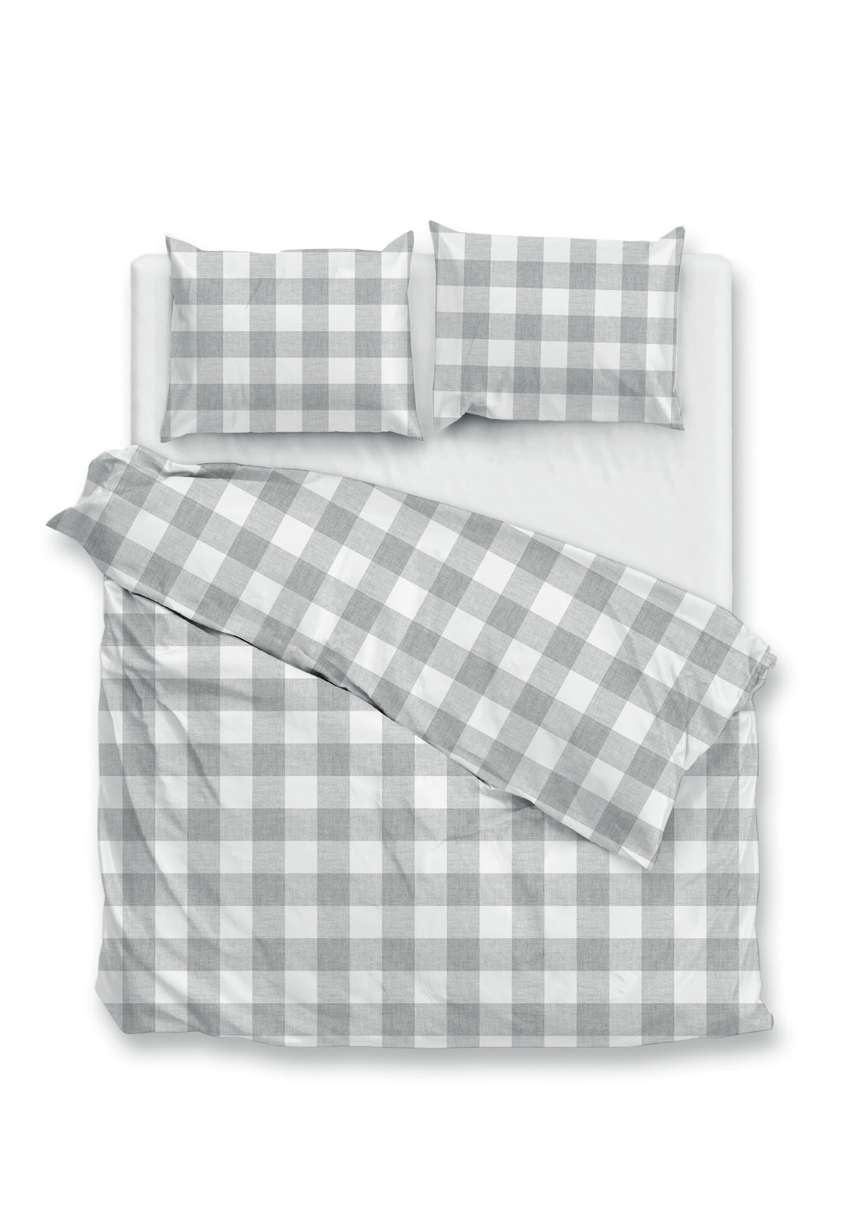 Zohome Dekbedovertrek Quattro di Lino Dove Grey - 100% Katoen