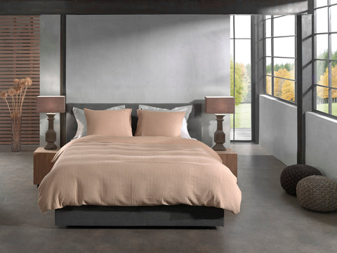 Heckettlane Dekbedovertrek Vafala Pale Khaki - 100% Katoen-Percale