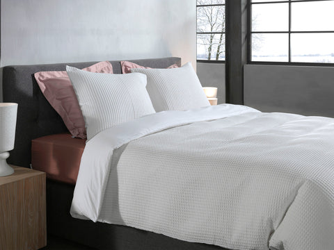 Heckettlane Dekbedovertrek Vafala Super White - 100% Katoen-Percale