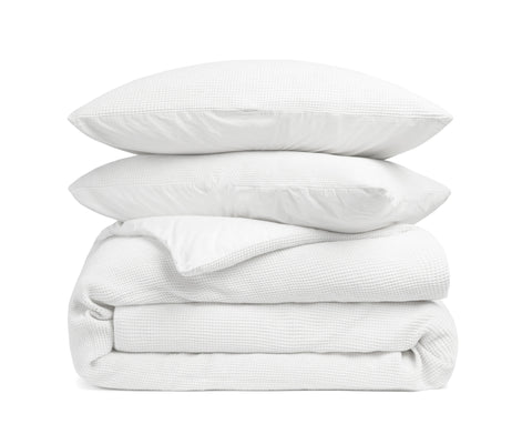 Heckettlane Dekbedovertrek Vafala Super White - 100% Katoen-Percale