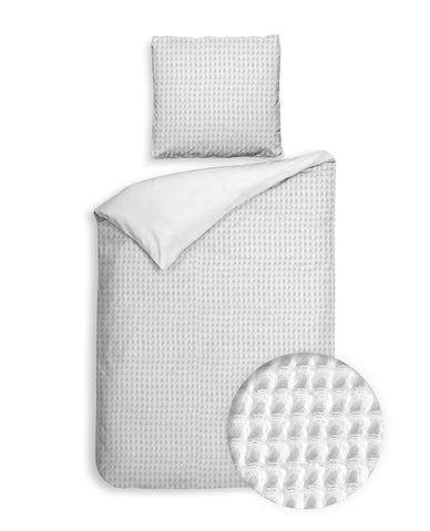 Heckettlane Dekbedovertrek Vafala Super White - 100% Katoen-Percale