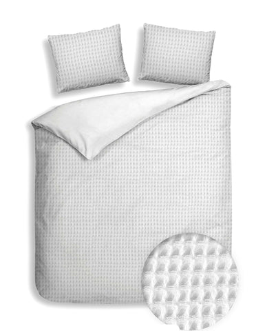 Heckettlane Dekbedovertrek Vafala Super White - 100% Katoen-Percale