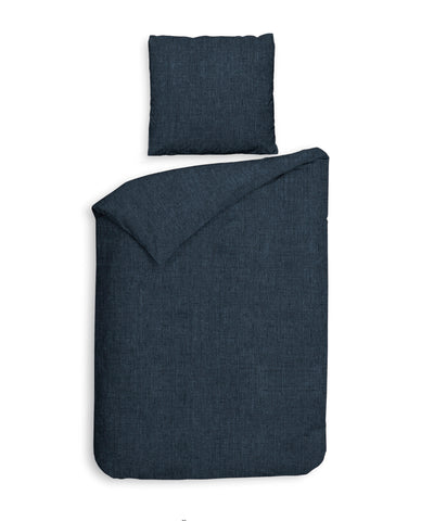 Heckettlane Dekbedovertrek Franela Blue Horizon - 100% Katoen-Flanel