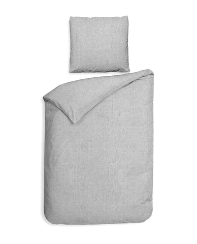 Heckettlane Dekbedovertrek Franela Mist Grey - 100% Katoen-Flanel