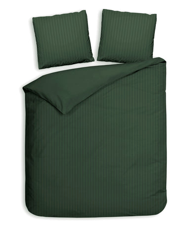 Heckettlane Dekbedovertrek Banda Calla Green - 100% Katoen-Satijn