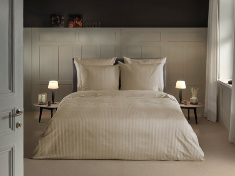 Heckettlane Dekbedovertrek Banda Mojave Sand - 100% Katoen-Satijn