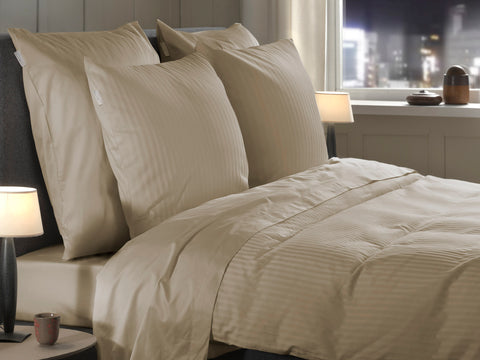 Heckettlane Dekbedovertrek Banda Mojave Sand - 100% Katoen-Satijn