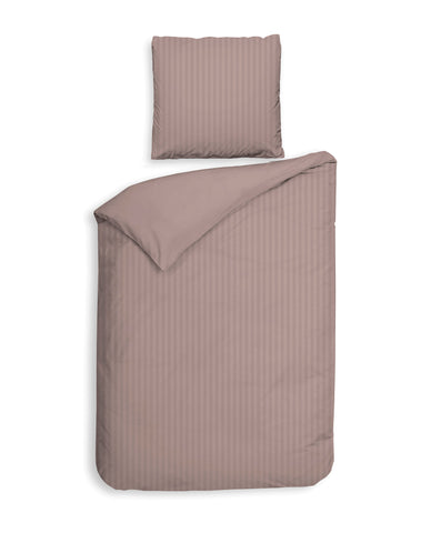 Heckettlane Dekbedovertrek Banda Rose Tan - 100% Katoen-Satijn