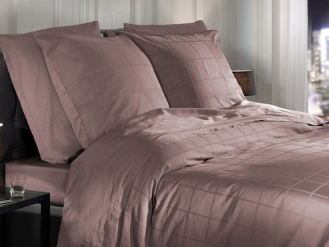 Heckettlane Dekbedovertrek Diamante Canyon Rose - 100% Katoen-Satijn