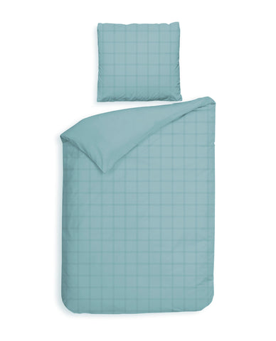 Heckettlane Dekbedovertrek Diamante Sphere Blue - 100% Katoen-Satijn