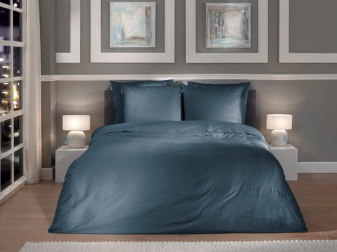 Heckettlane Dekbedovertrek Punto Maritime Blue - 100% Katoen-Satijn
