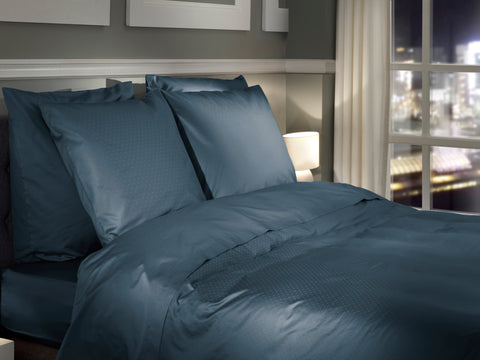 Heckettlane Dekbedovertrek Punto Maritime Blue - 100% Katoen-Satijn