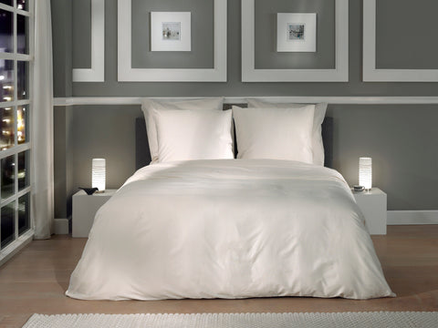 Heckettlane Dekbedovertrek Punto Off-White - 100% Katoen-Satijn