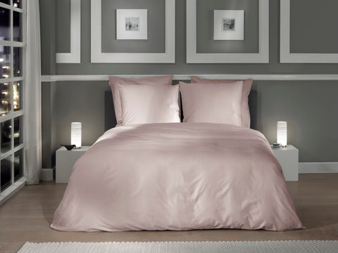 Heckettlane Dekbedovertrek Punto Rose Tan - 100% Katoen-Satijn