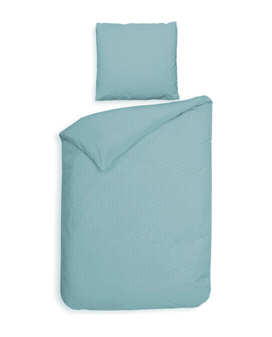 Heckettlane Dekbedovertrek Punto Sphere Blue - 100% Katoen-Satijn