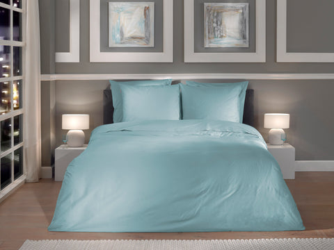 Heckettlane Dekbedovertrek Punto Sphere Blue - 100% Katoen-Satijn