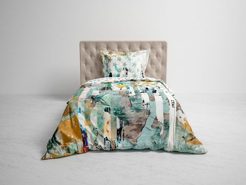 Heckettlane Dekbedovertrek Andy - 100% Katoen-Satijn