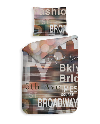 Heckettlane Dekbedovertrek Lenny - 100% Katoen-Satijn